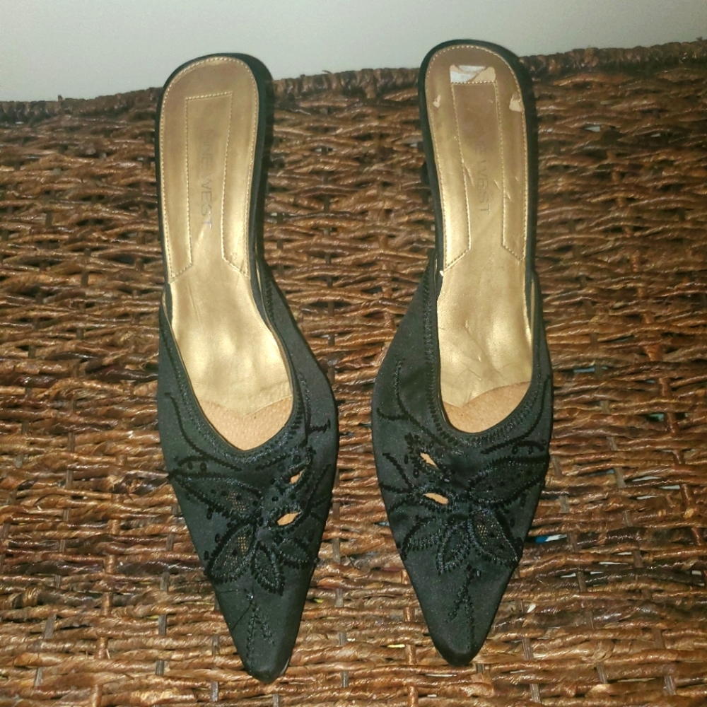 Nine West Elegant Black Women's Slip-On Shoes